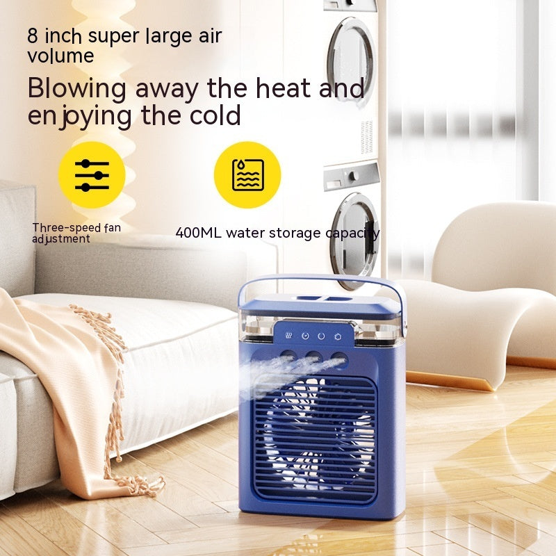 Multifunctional Humidifier Atomization Air Cooler Desktop Fan janaila