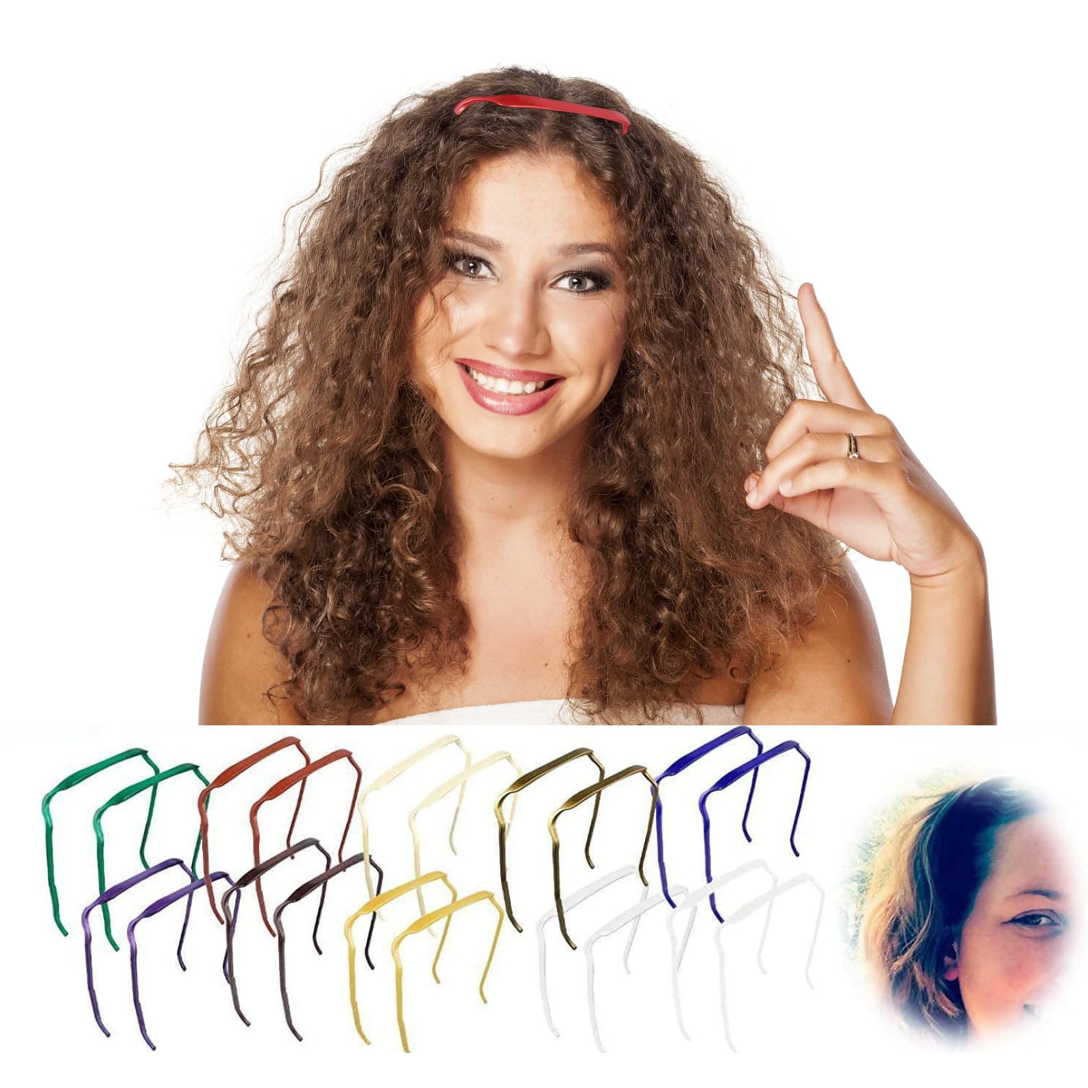 Hair Hoop Hairstyle Fixing Tool For Curly Hair janaila