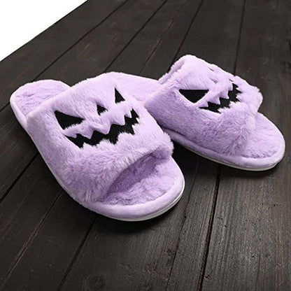 🎃❄️ Halloween Winter Cute Warm Home Slippers for Women 👻🌨️ janaila