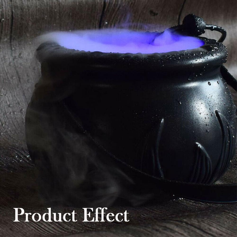 🔮🎃 Halloween Witch Pot Smoke Machine LED Decor 🎃🔮 janaila