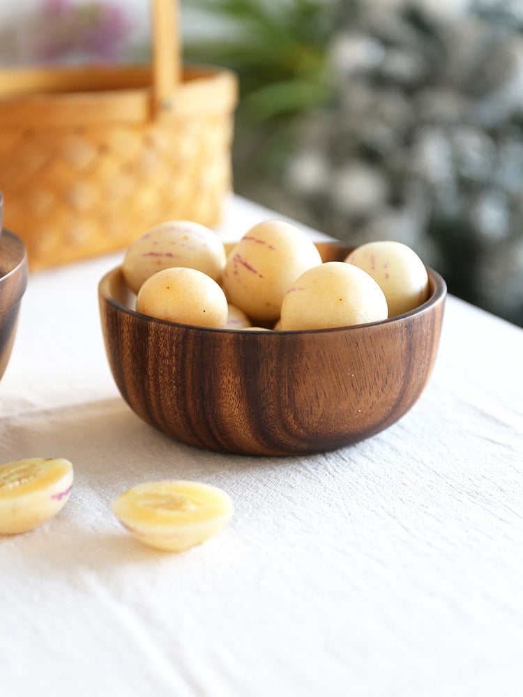 Acacia wooden bowl,Bamboo Bowl janaila