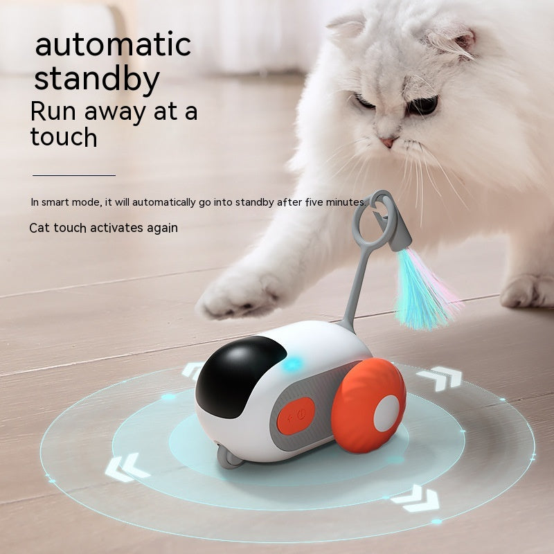 Remote Control Interactive Cat Car Toy USB Charging Chasing Automatic janaila