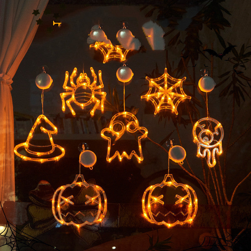 🎃Halloween  Glow With Hanging Ornaments Home Decor🎉 janaila