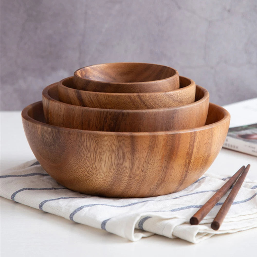 Acacia wooden bowl,Bamboo Bowl janaila