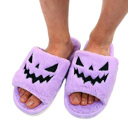 🎃❄️ Halloween Winter Cute Warm Home Slippers for Women 👻🌨️ janaila