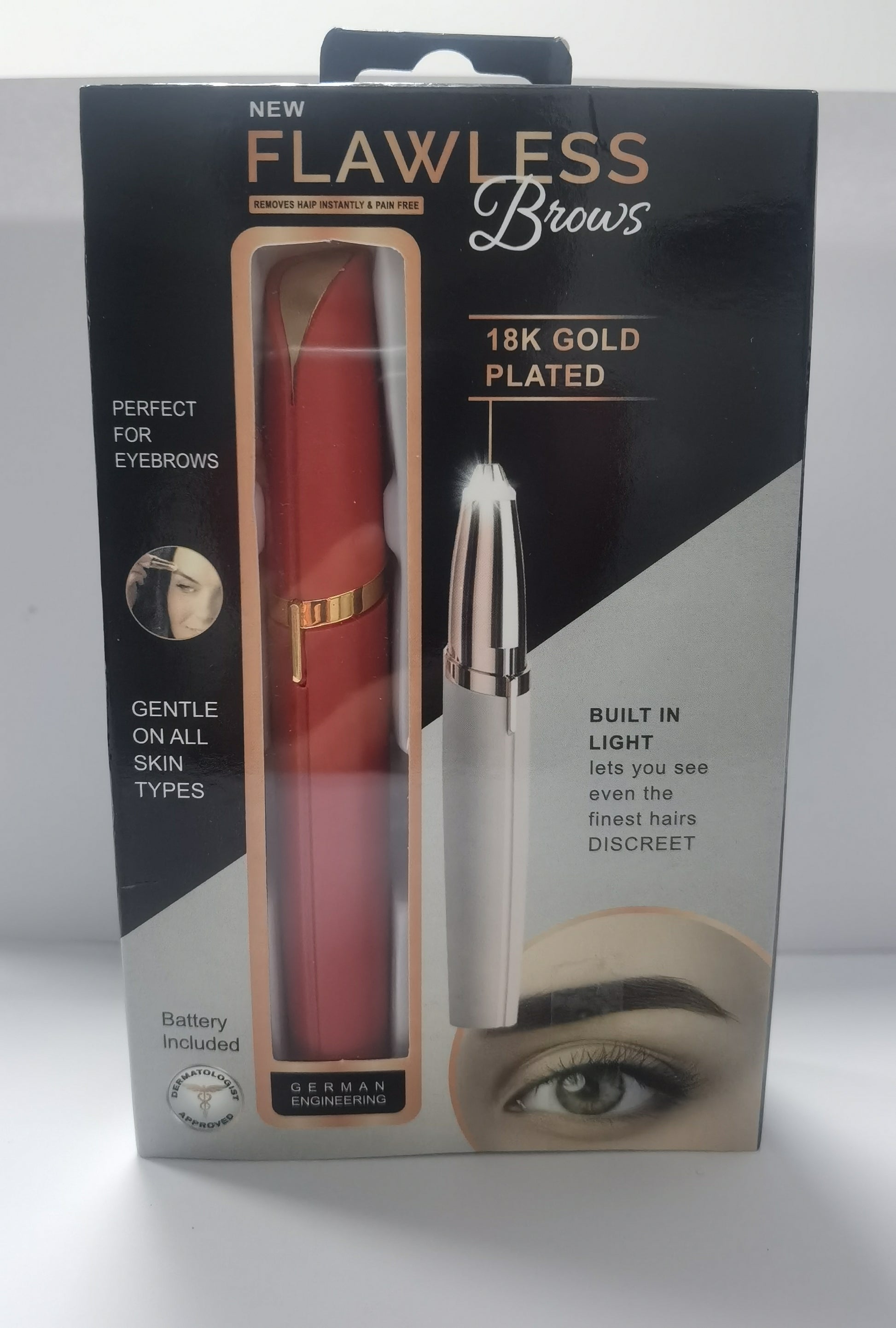 Mini Electric Eyebrow Trimmer Lipstick Brows Pen janaila