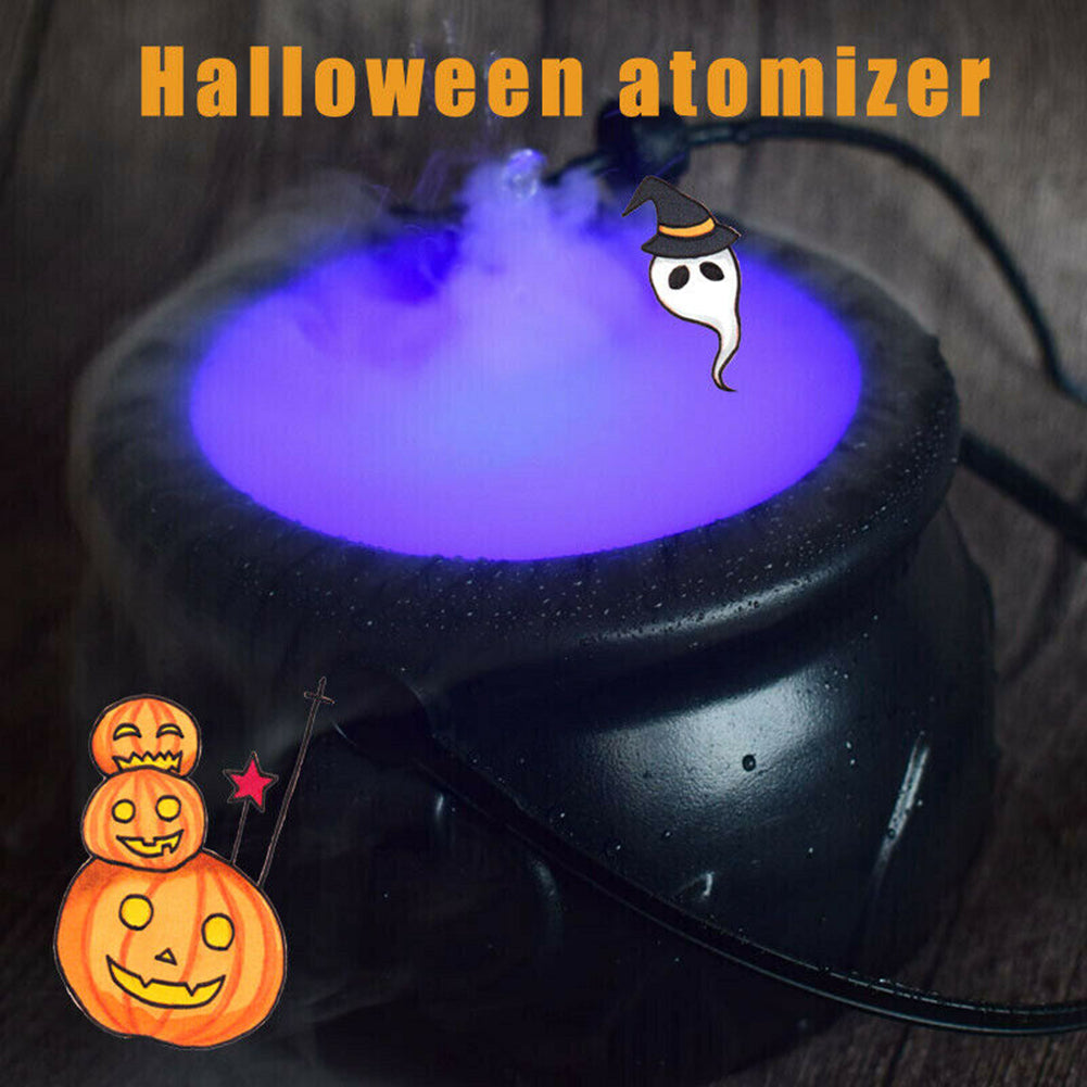 🔮🎃 Halloween Witch Pot Smoke Machine LED Decor 🎃🔮 janaila