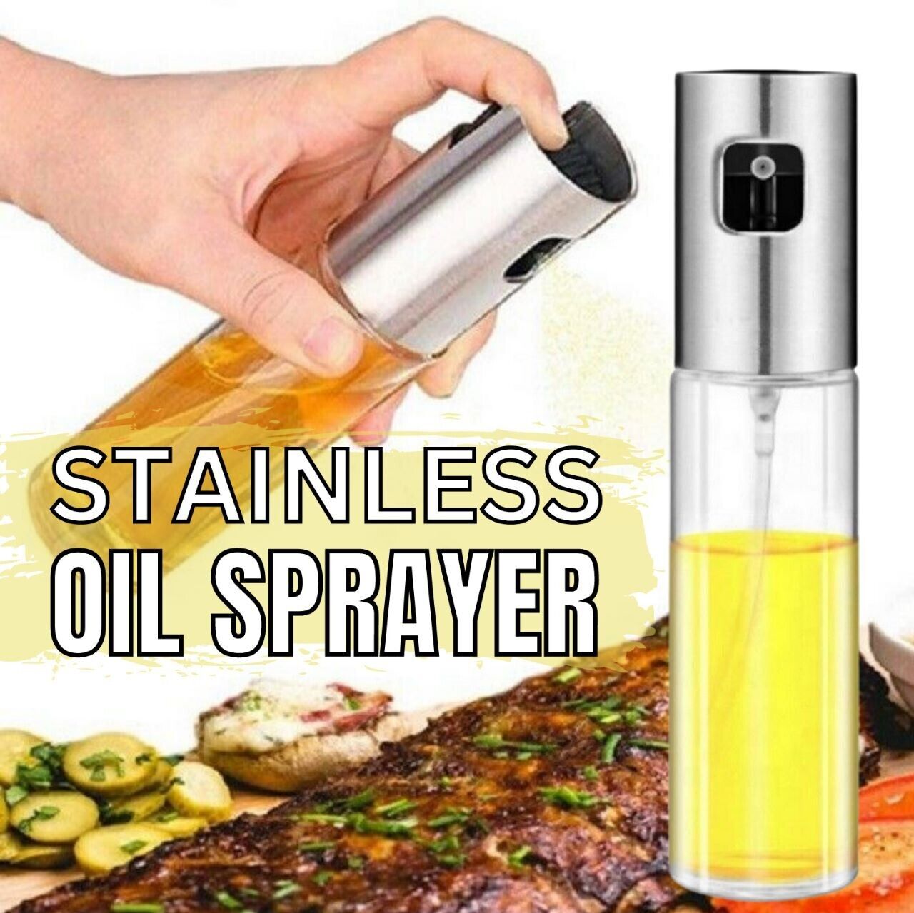 Oil Spray Bottle For Cooking & Baking janaila