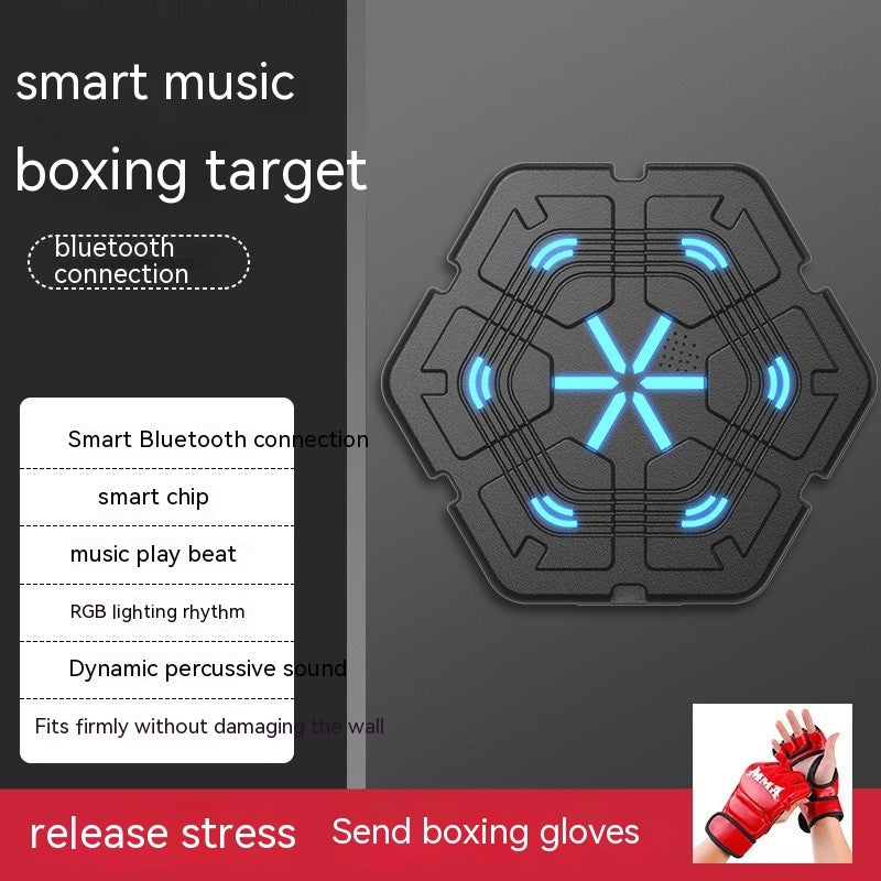 Musical Boxing Machine Musical Boxing Set Music Boxing Machine, Boxing Machine Wall Mounted Music with Boxing Gloves, Rechargeable Boxing Training Equipment, Smart Bluetooth Boxing Machine for Home, Indoor and Gym Rechargeable janaila