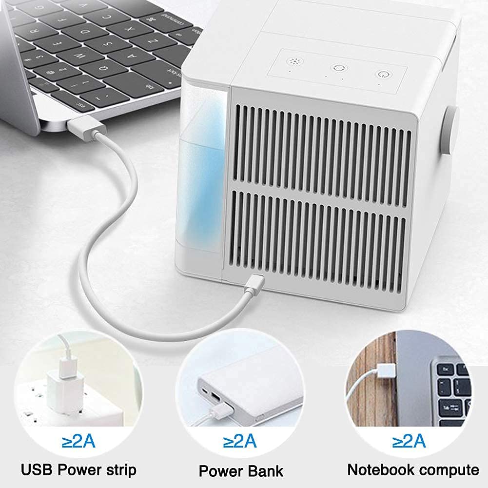 3 In 1 Portable Air 3 Cooler with USB Charging janaila