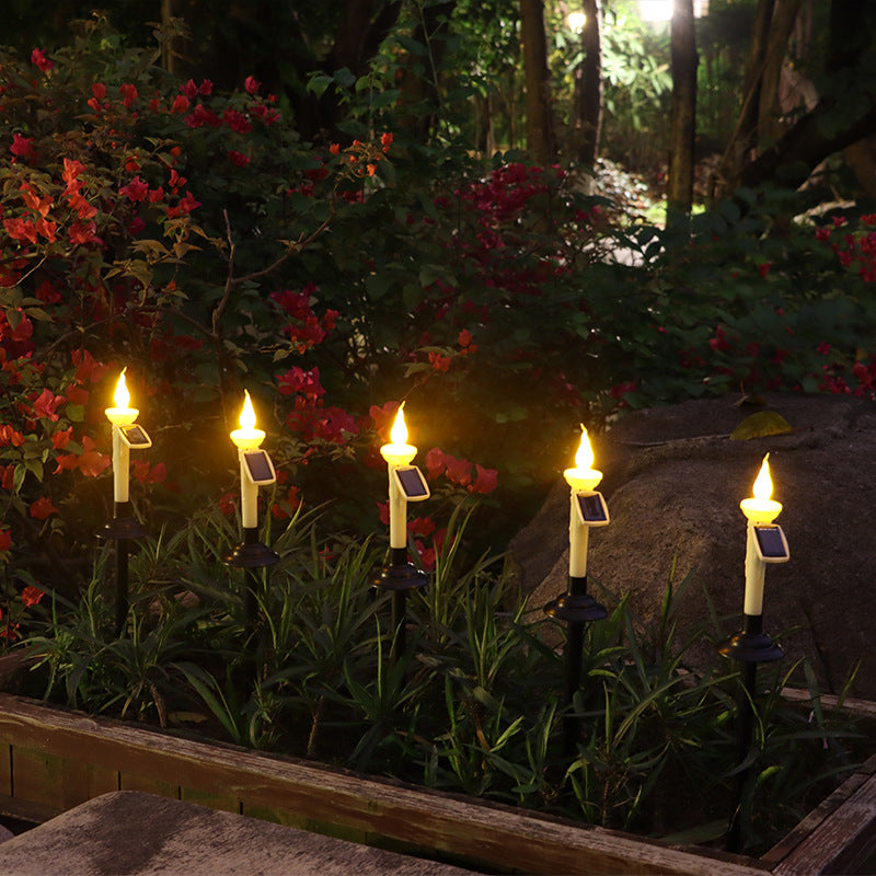 🌞🕯️ Outdoor Solar Candle LED Lamp: Garden Decoration Illumination 🕯️🌞 janaila