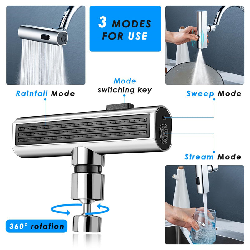 Multifunctional Water Nozzle Extension Kitchen Gadgets Waterfall janaila