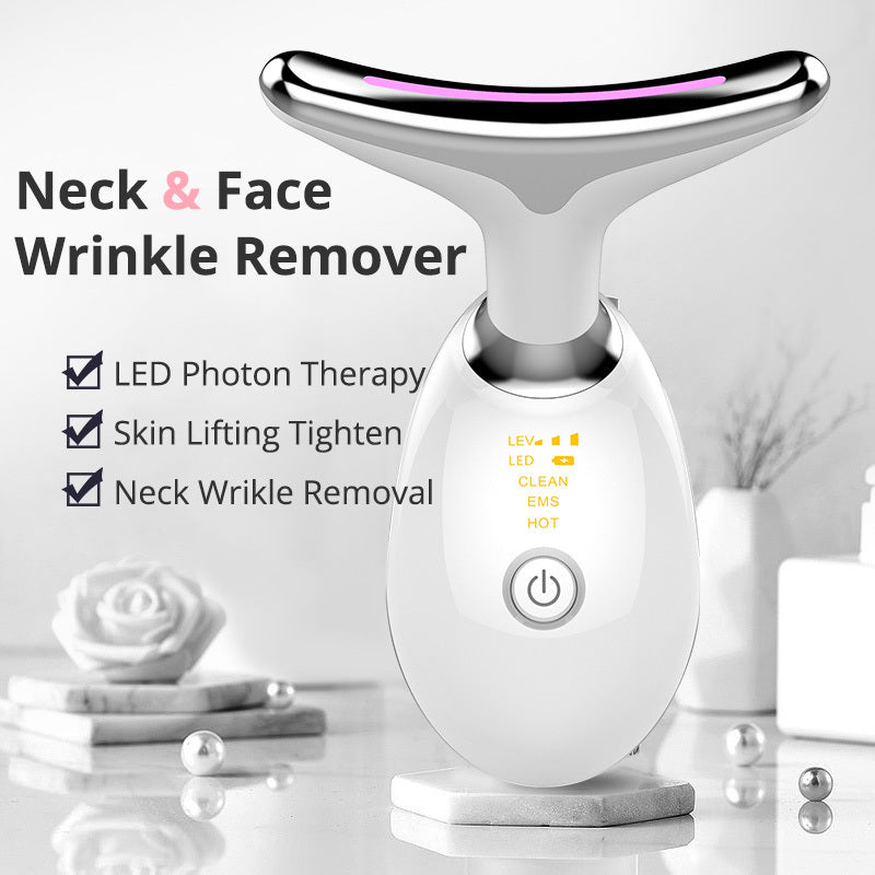 Face Massager Red Light Therapy for Face  Neck Lifting And Tighten Massager Electric Microcurrent Wrinkle Remover janaila