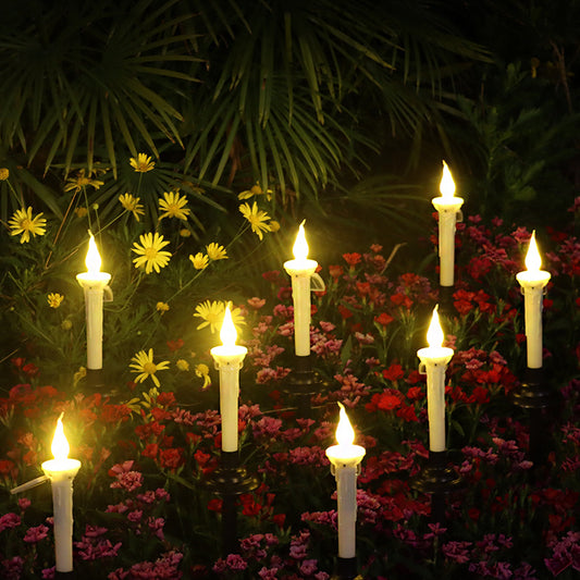 🌞🕯️ Outdoor Solar Candle LED Lamp: Garden Decoration Illumination 🕯️🌞 janaila