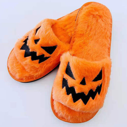 🎃❄️ Halloween Winter Cute Warm Home Slippers for Women 👻🌨️ janaila