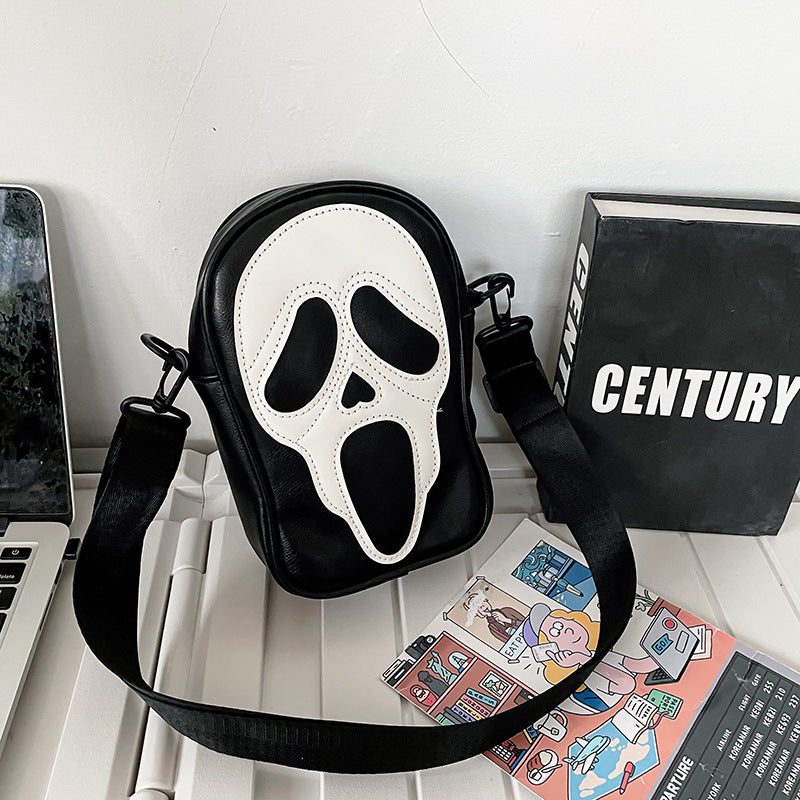 👻 Halloween Funny Ghost Skull Crossbody Shoulder Bag 🎃 janaila