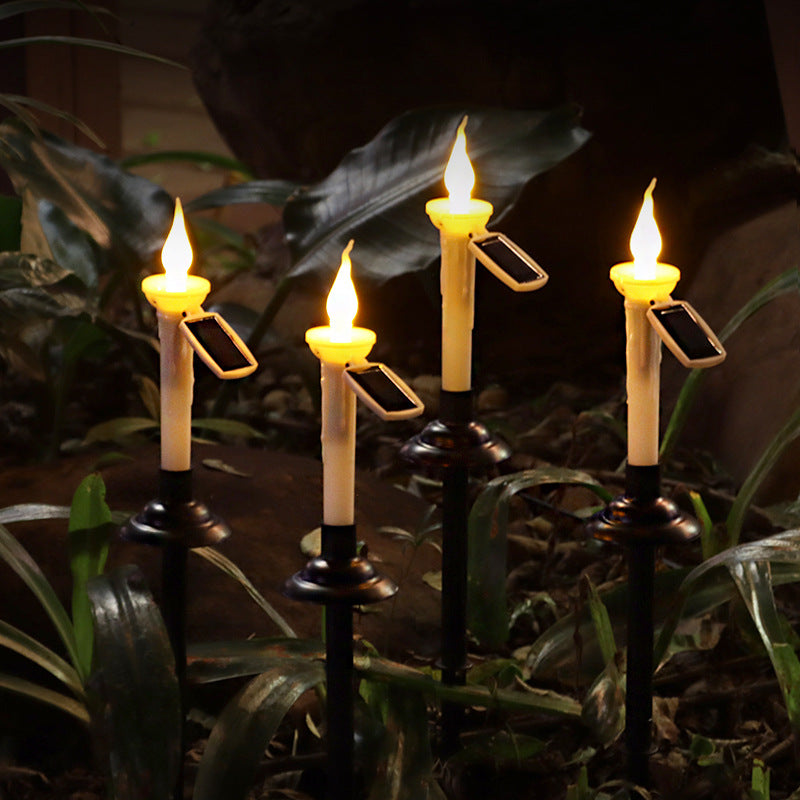 🌞🕯️ Outdoor Solar Candle LED Lamp: Garden Decoration Illumination 🕯️🌞 janaila