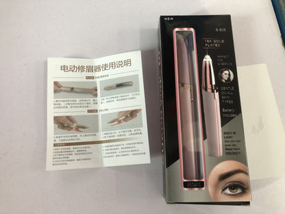 Mini Electric Eyebrow Trimmer Lipstick Brows Pen janaila