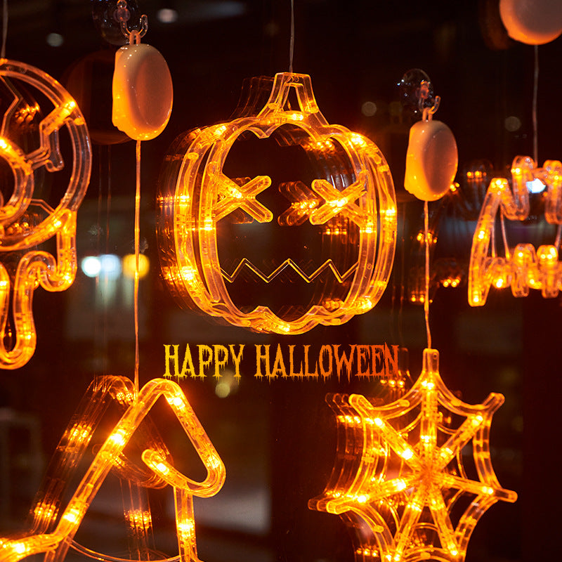 🎃Halloween  Glow With Hanging Ornaments Home Decor🎉 janaila