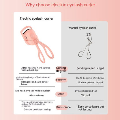 Eyelash Curler Portable Electric Heated Comb janaila