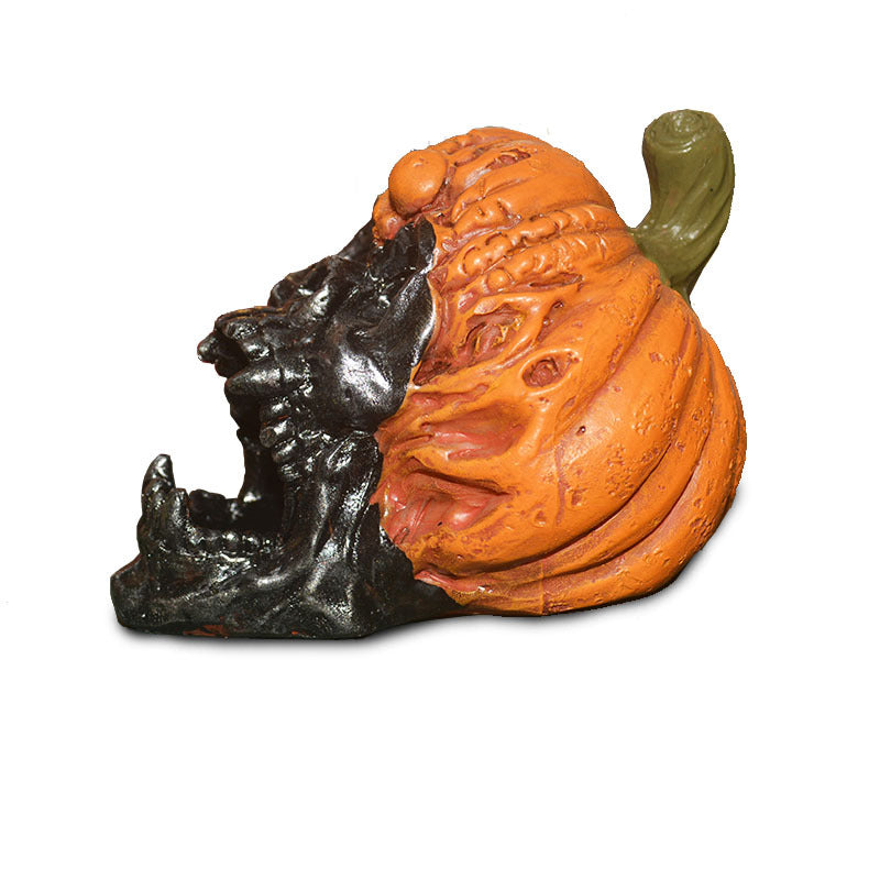 🎃☠️ New Evil Pumpkin Skull Halloween Resin Ornament ☠️🎃 janaila