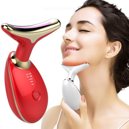 Face Massager Red Light Therapy for Face  Neck Lifting And Tighten Massager Electric Microcurrent Wrinkle Remover janaila