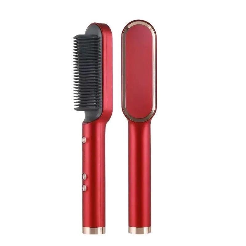 2 in 1 Electric brush hair straightener janaila