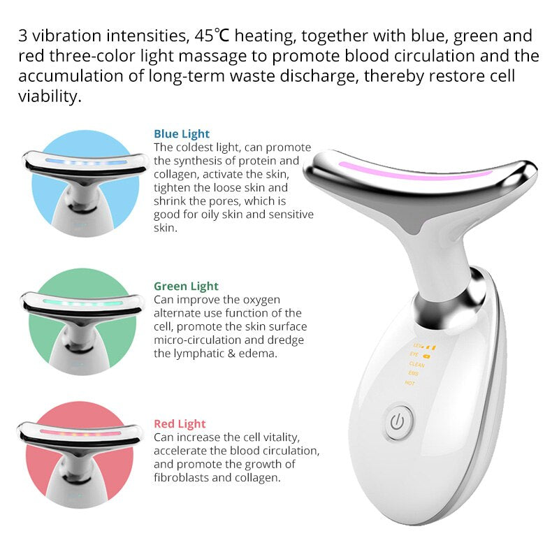 Firming Wrinkle Removal Device for Neck Face, Double Chin Reducer